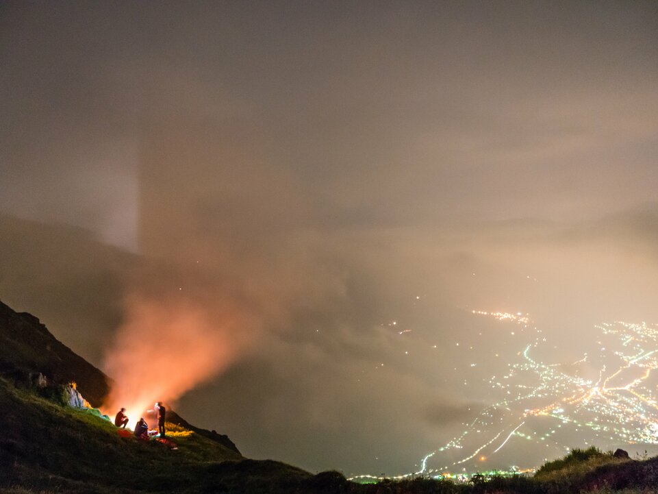 Sonnwendfeuer am Hochjoch | © Montafon Tourismus GmbH, Schruns